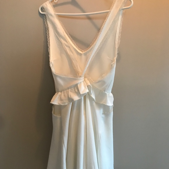 White Mini Dress - Picture 3 of 3